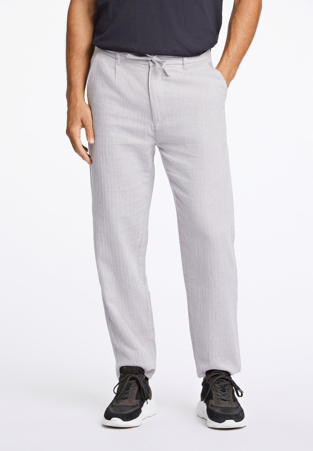 

Брюки HERRINGBONE Lindbergh, цвет grey mel