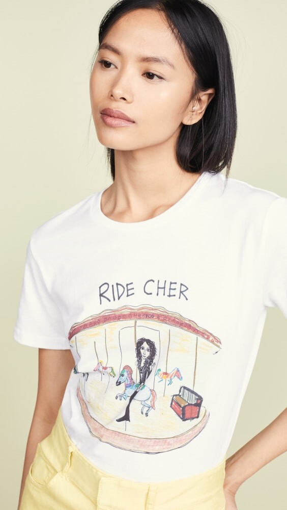 

Футболка Unfortunate Portrait Ride Cher, белый