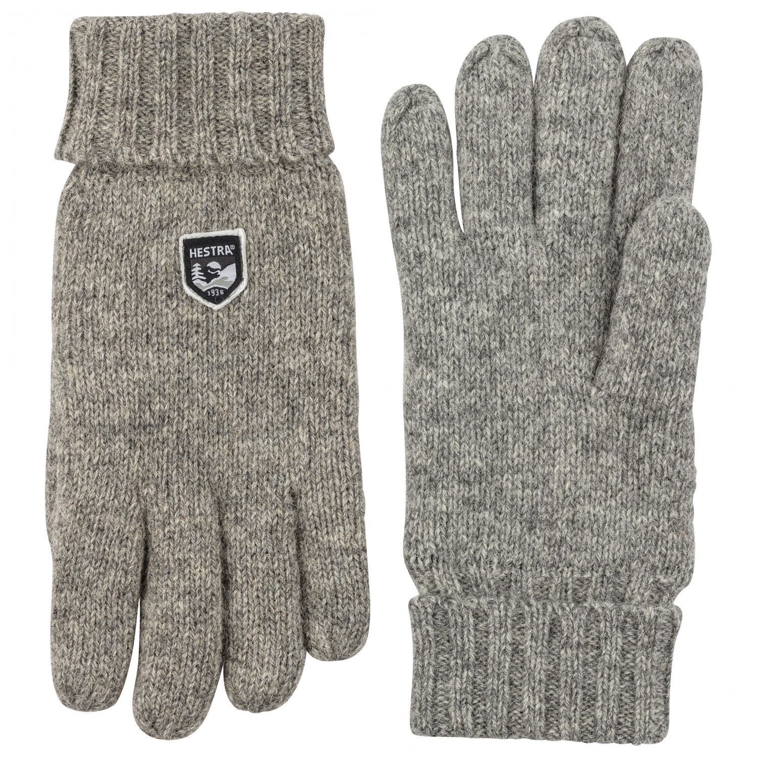 Перчатки Hestra Basic Wool Glove, серый
