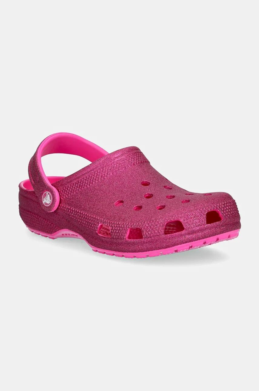 

Шлепанцы Crocs Classic Glitter Clog, розовый