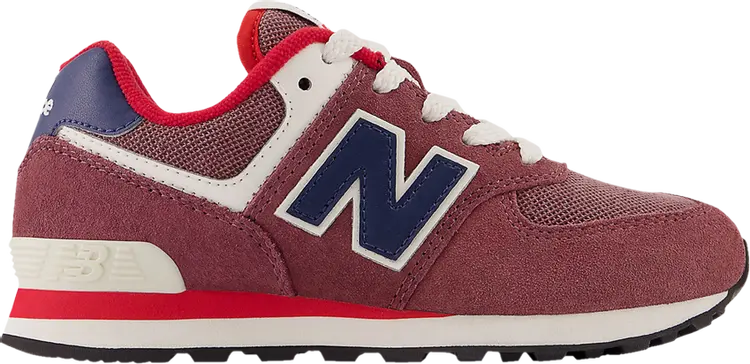

Кроссовки 574 Little Kid 'Washed Burgundy Navy', красный
