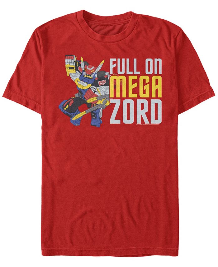 Мужская футболка Full Zord с короткими рукавами и круглым вырезом Fifth Sun, красный фигурка reaction figure mighty morphin power rangers wave 2 – scorpina 9 см