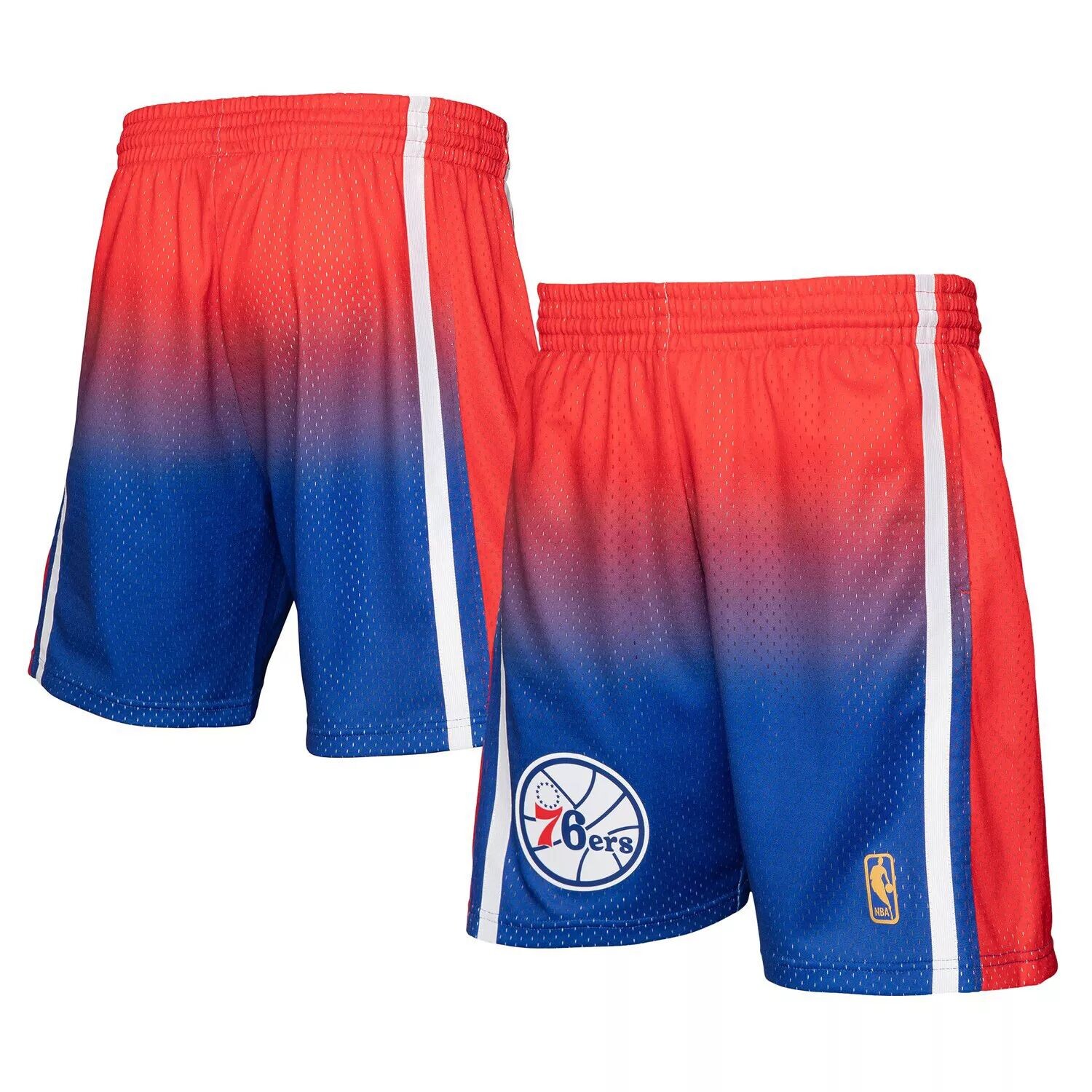 

Мужские шорты Mitchell & Ness Red/Royal Philadelphia 76ers 1996/97 Hardwood Classics Fadeaway Reload 3.0 Swingman