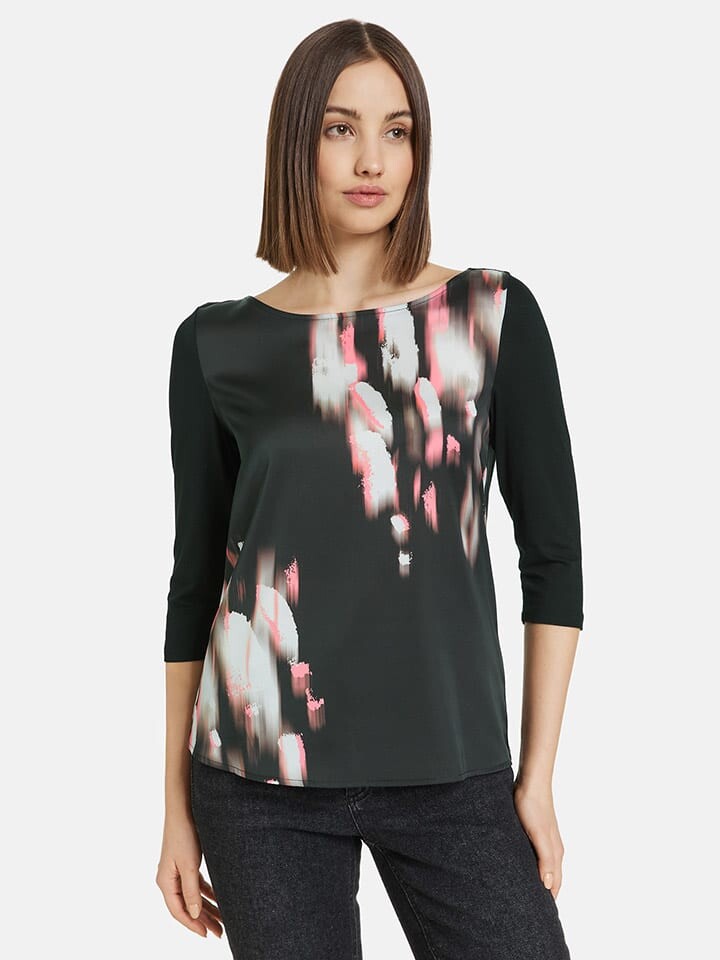 

Футболка TAIFUN, цвет schwarz/rosa