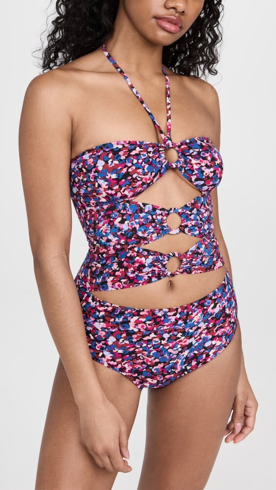 

Купальник Isabel Marant Stiza One Piece, розовый