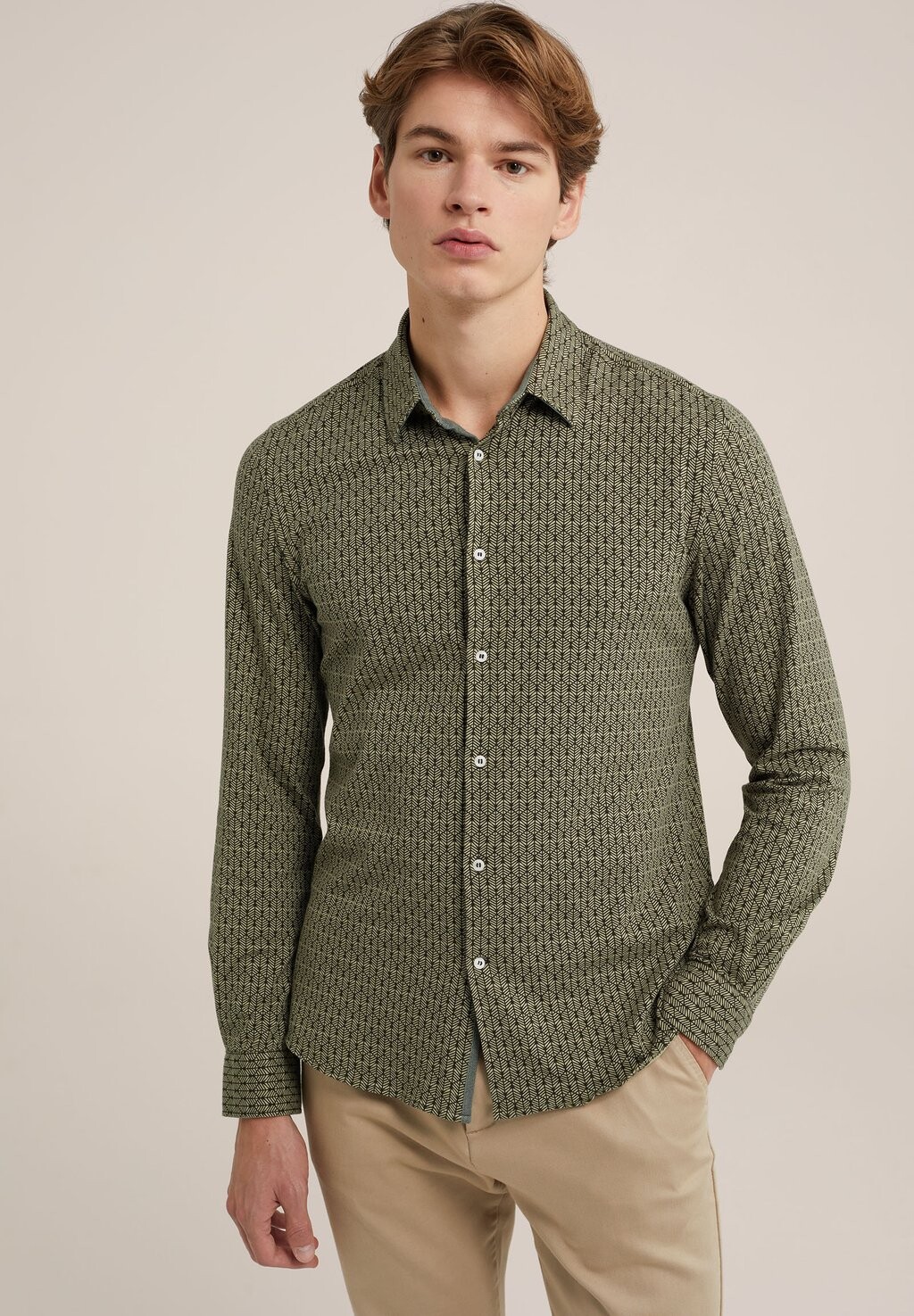 

Рубашка WE Fashion, цвет green