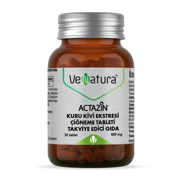 VeNatura Actazine сухой экстракт киви 30 жевательных таблеток enzymedica kiwi regularity вкус киви 30 жевательных таблеток для облегчения состояния
