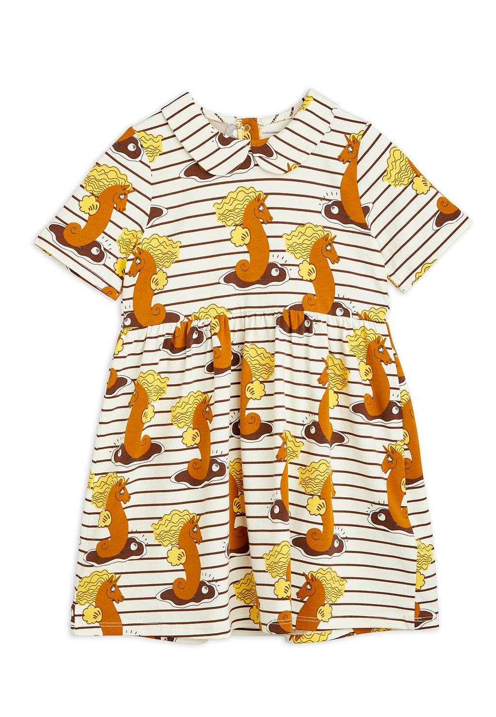 

Платье из джерси Unicorn Seahorse Dress Mini Rodini, коричневый