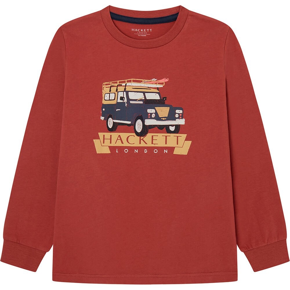 

Футболка с длинным рукавом Hackett Winter Truck, оранжевый