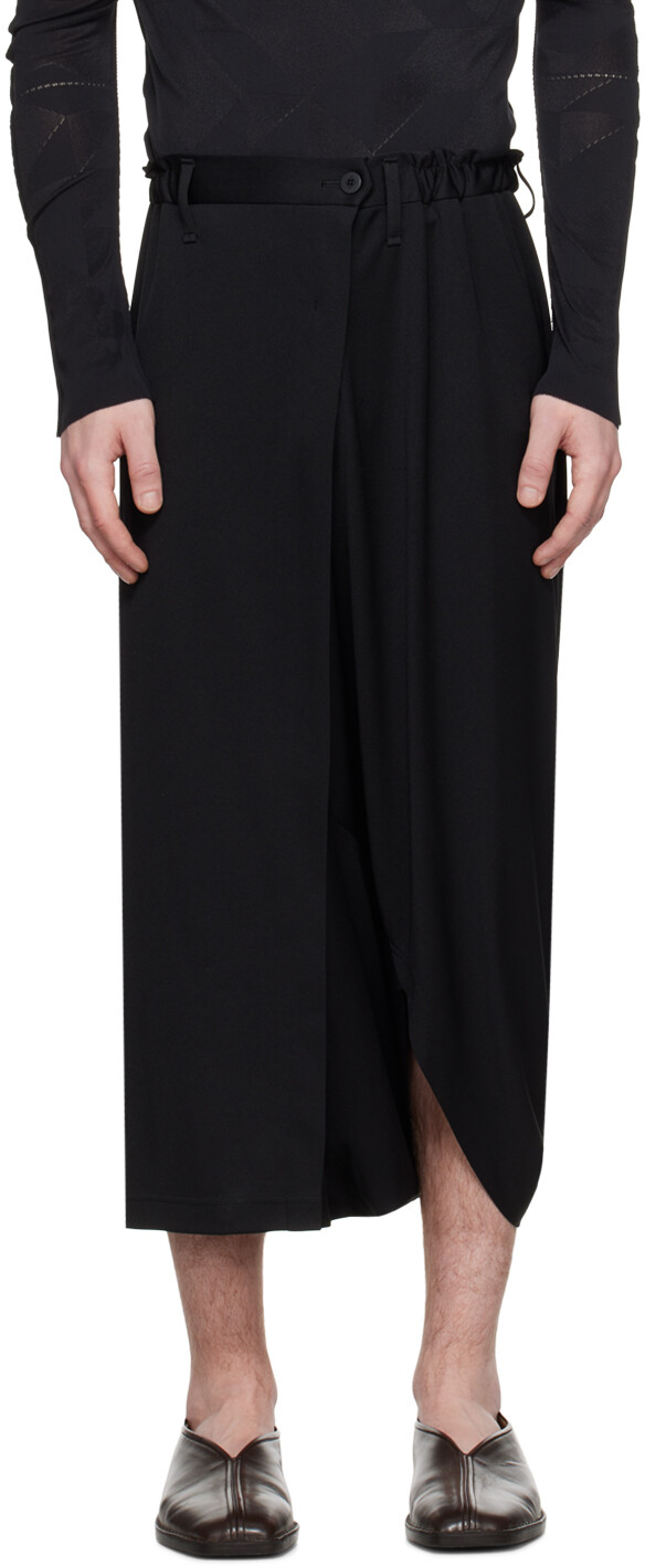 

Черные базовые брюки 132 5. Issey Miyake