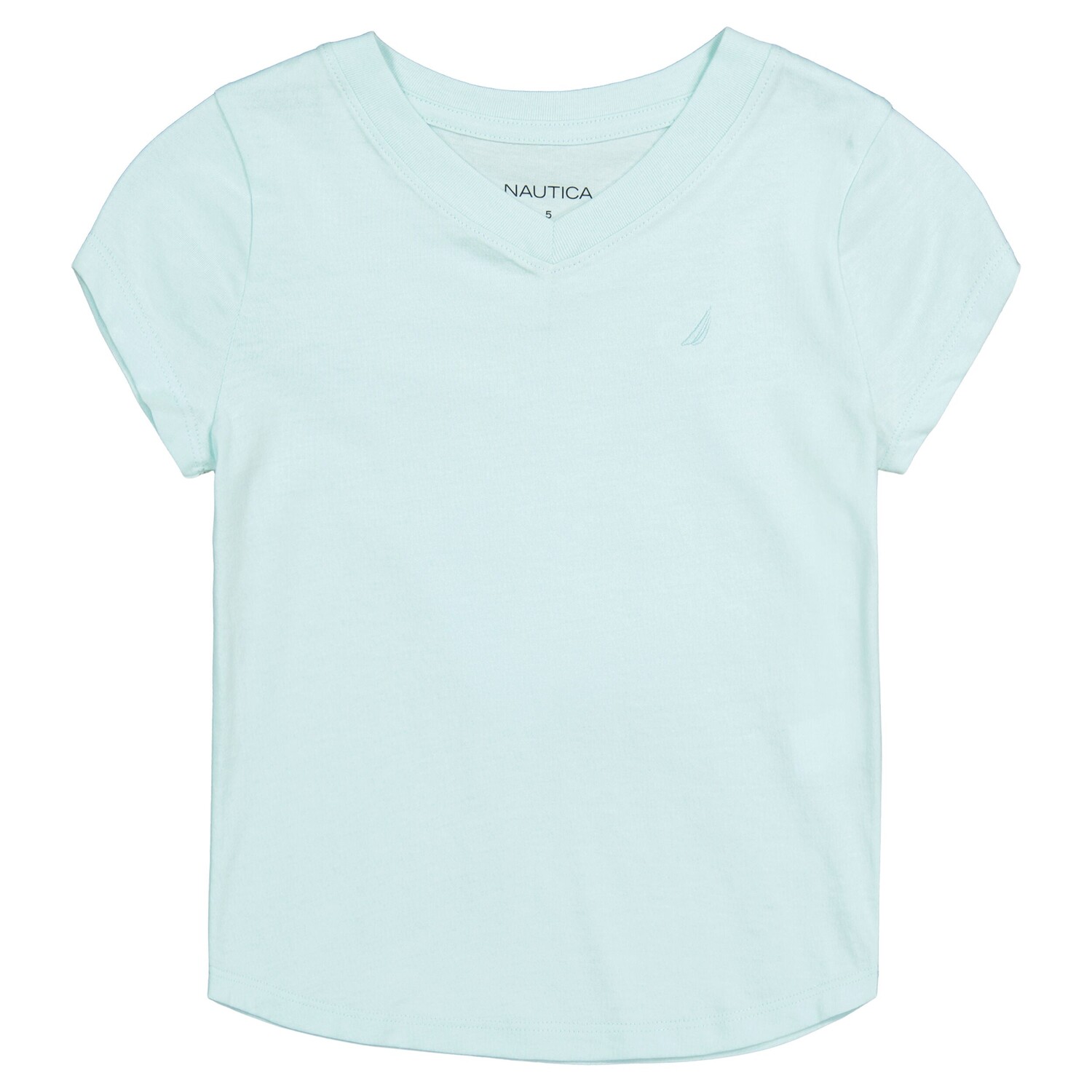 

Футболка Nautica Little Girls с V-образным вырезом (4-6X), цвет Tidal Wave Heather Ns
