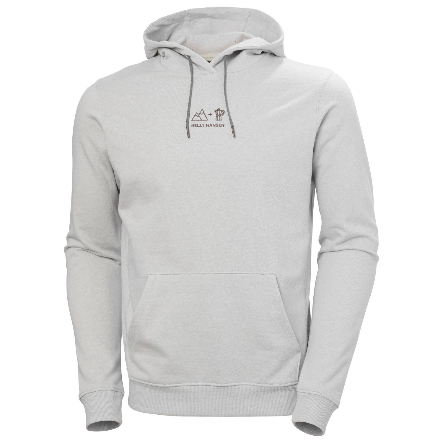 Толстовка с капюшоном Helly Hansen F2F Organic Cotton 2 0, цвет Grey Fog Melange рубашка с коротким рукавом ftf helly hansen цвет grey fog hammock