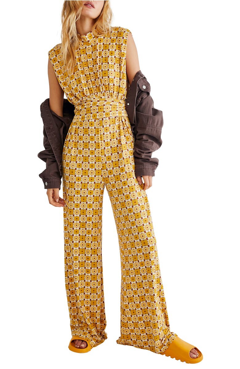 

Комбинезон Vibe Check с завязками на талии FREE PEOPLE