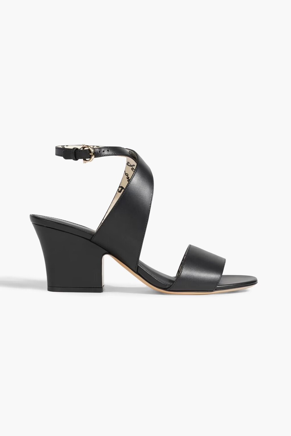 

Кожаные сандалии Sheena Ferragamo, черный