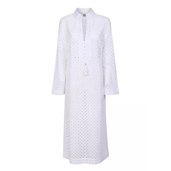 

Платье midi tunic Tory Burch, белый