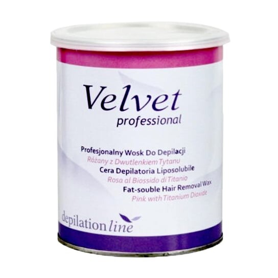 

Бархат, Розовый воск с диоксидом Титанука 800 мл, Velvet