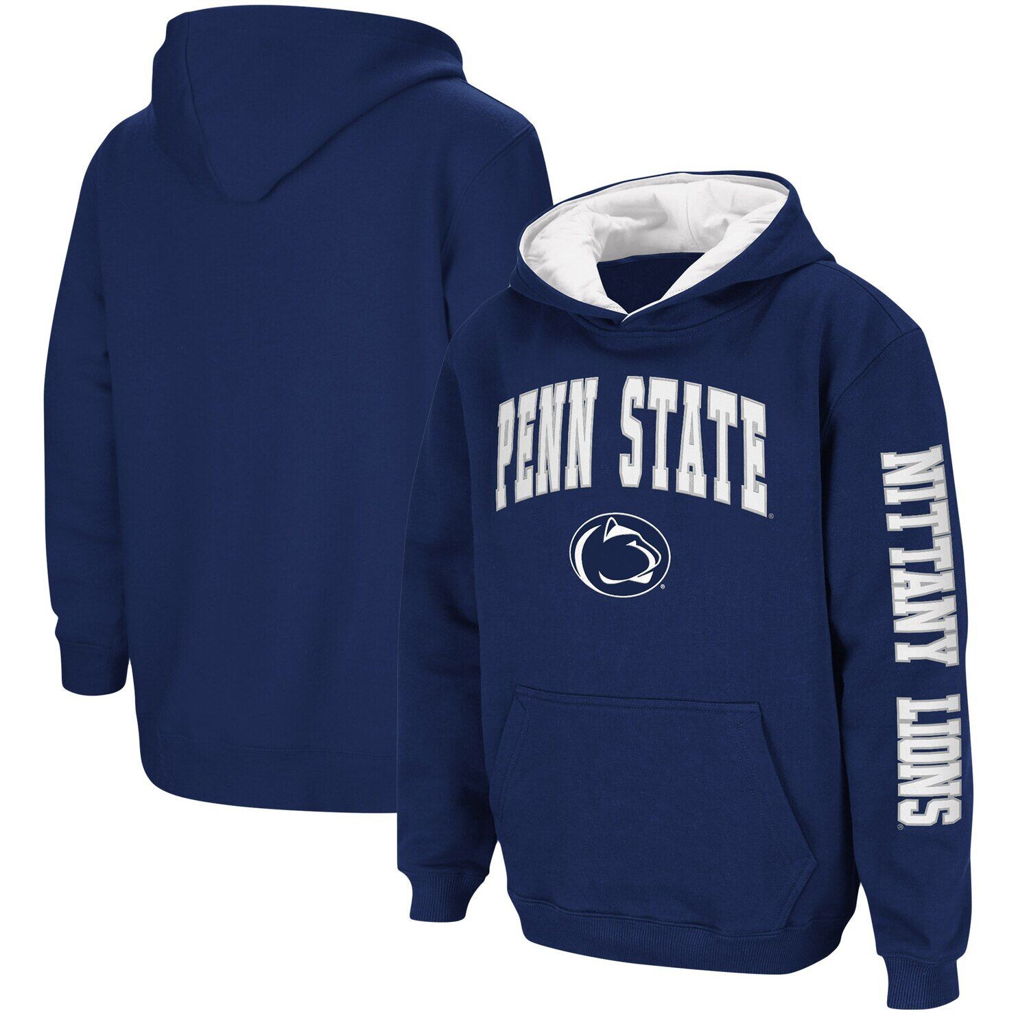 

Пуловер с капюшоном Youth Colosseum Navy Penn State Nittany Lions 2-Hit Team Colosseum