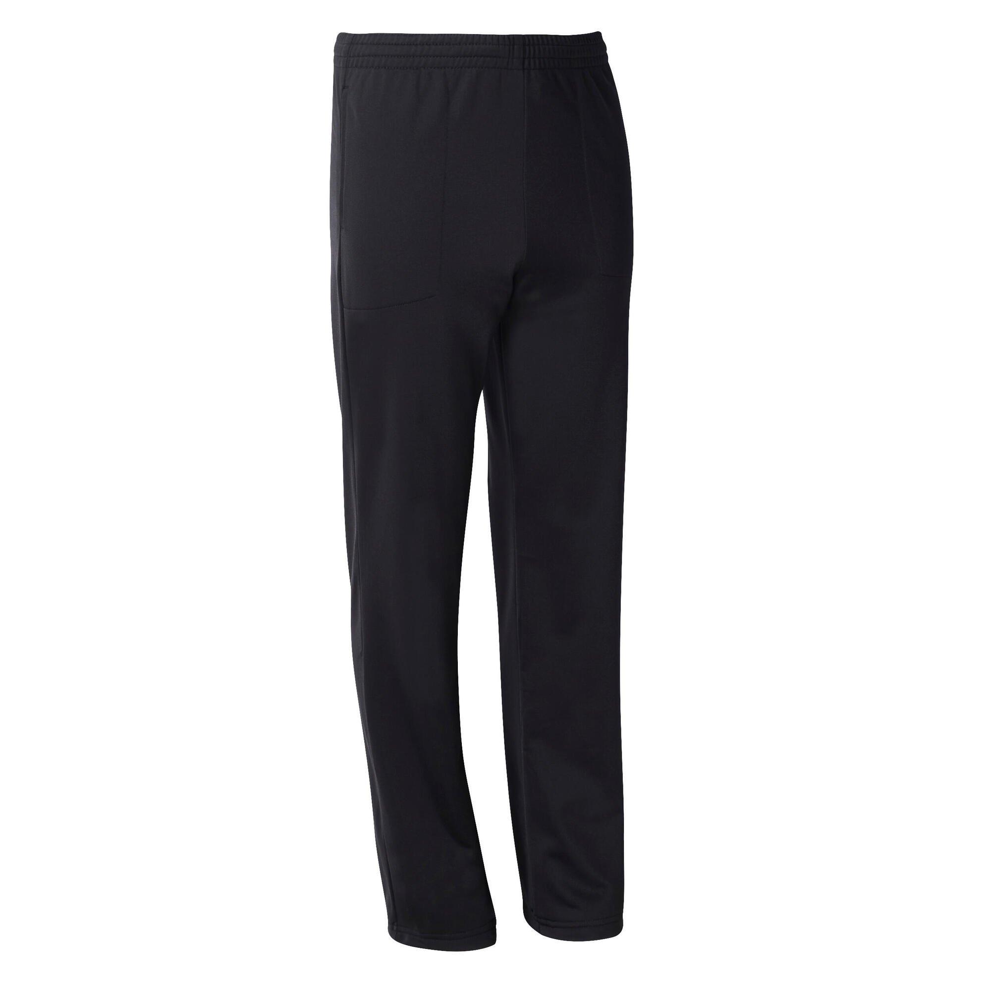 Теплые дышащие синтетические спортивные брюки Decathlon Domyos, черный цена