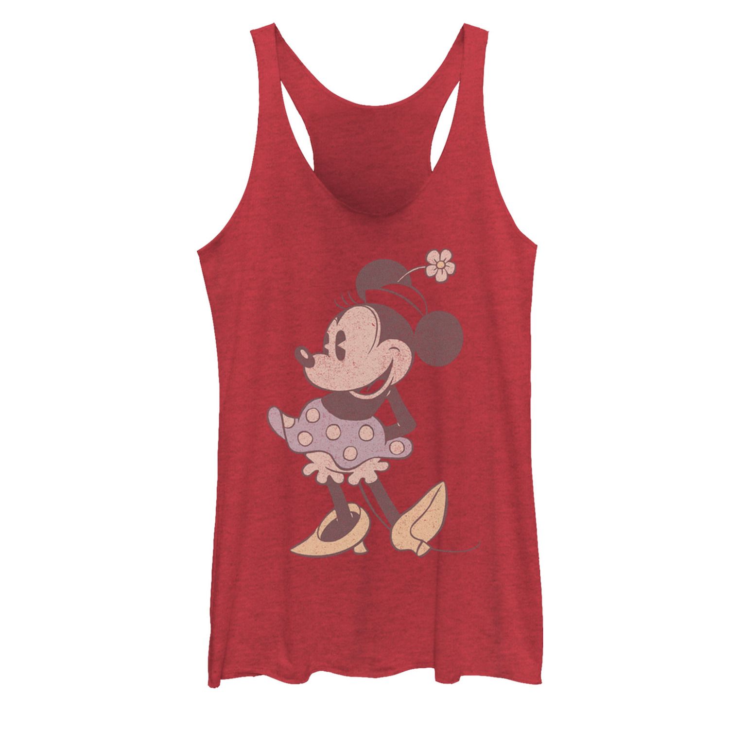 

Винтажная майка с изображением Микки и Минни Маус Disney's и портретом Fade Vintage Racerback Licensed Character