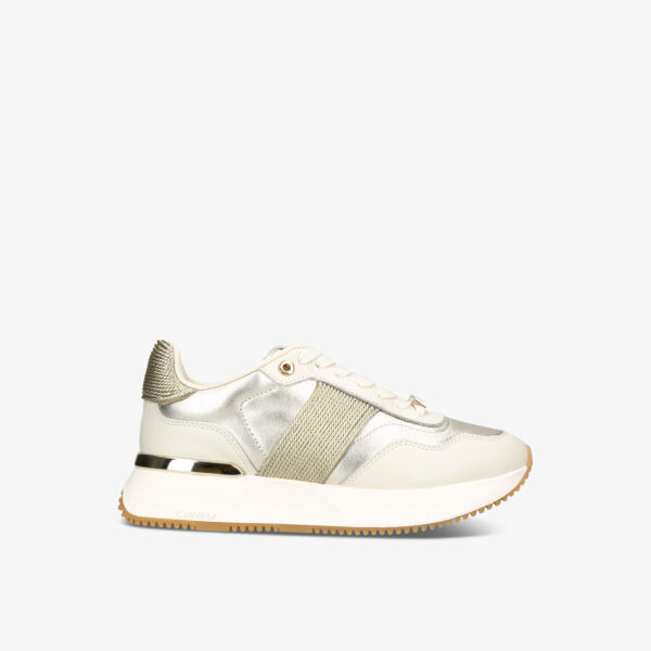 

Кроссовки flare gala с плетеными вставками и низкими берцами Carvela, желтый
