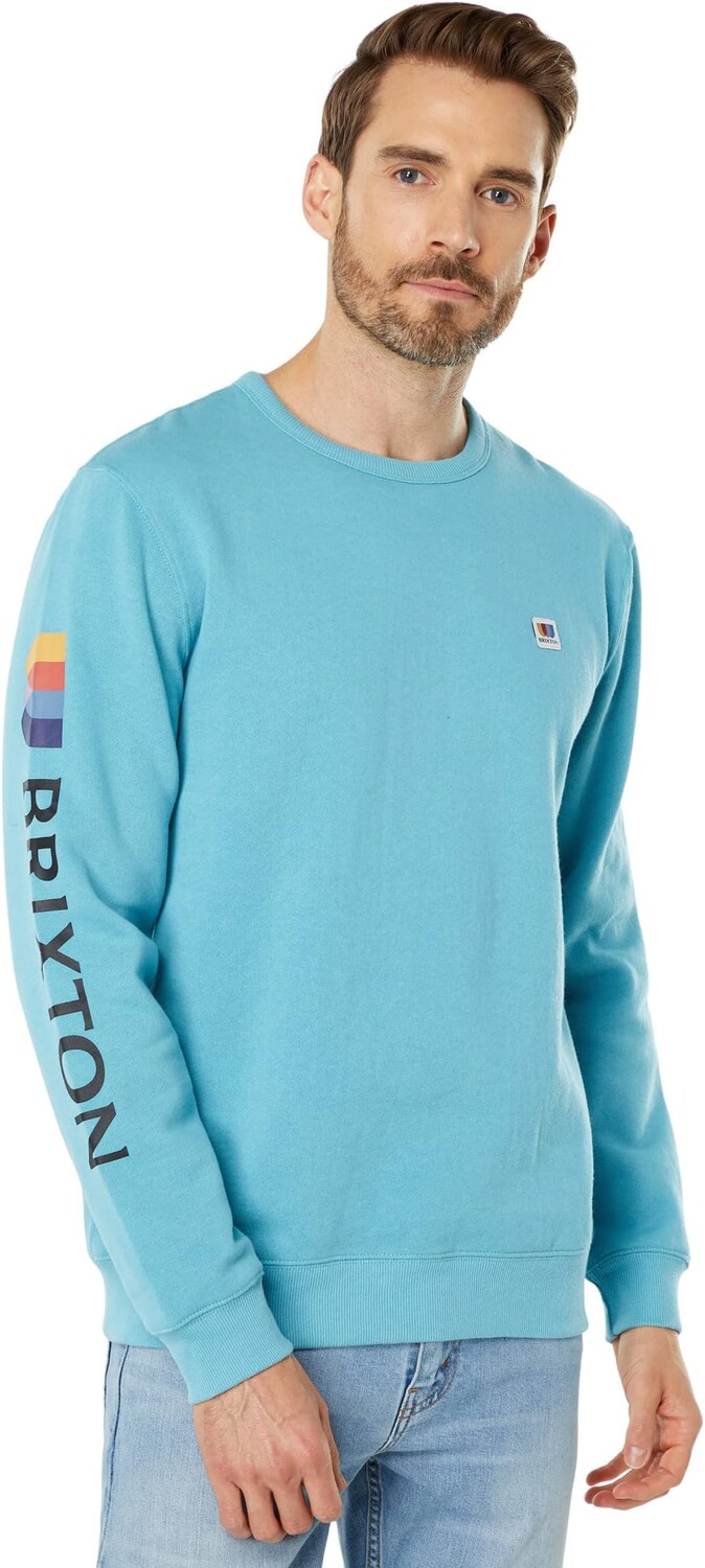 

Толстовка Alton Crew Brixton, цвет Teal