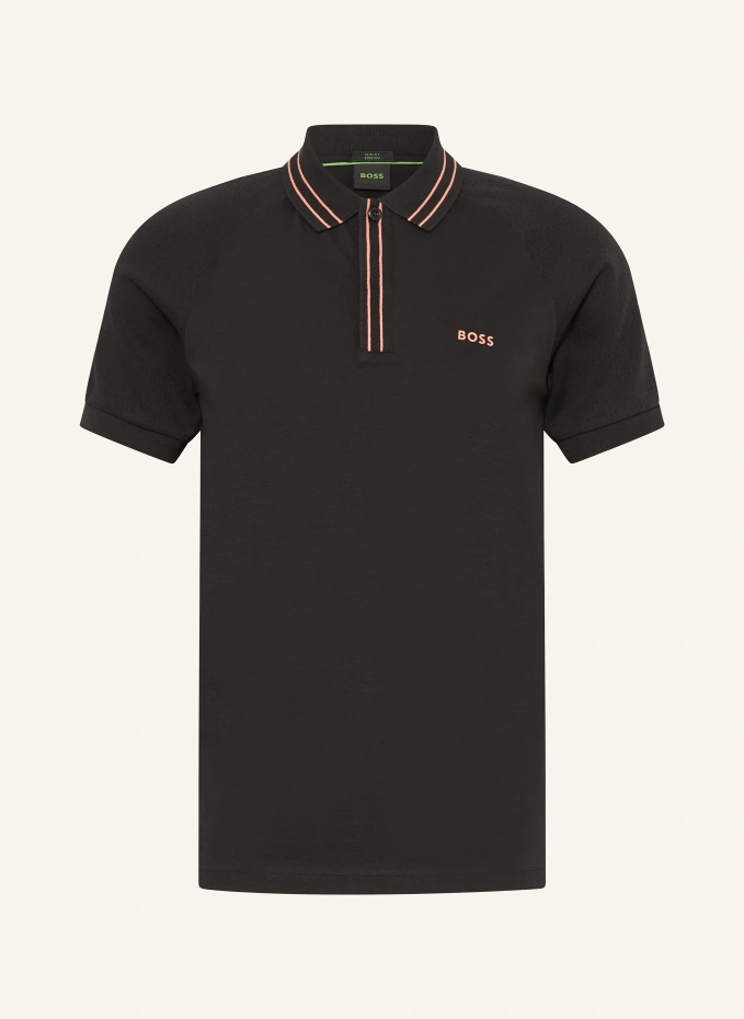 

Рубашка-поло из джерси paule slim fit Boss, черный
