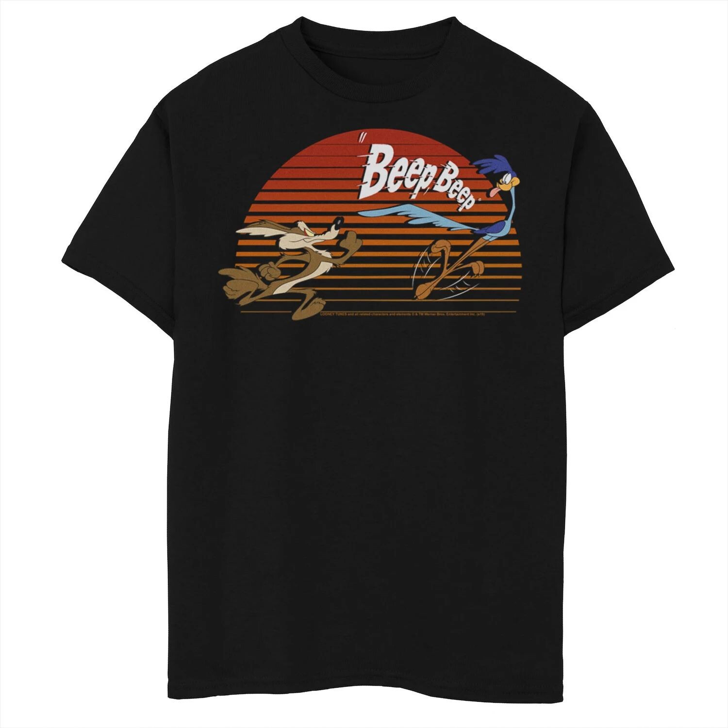 

Футболка с рисунком Beep Beep Chase для мальчиков 8–20 лет и Husky Looney Tunes Wile E. Coyote & Road Runner Licensed Character