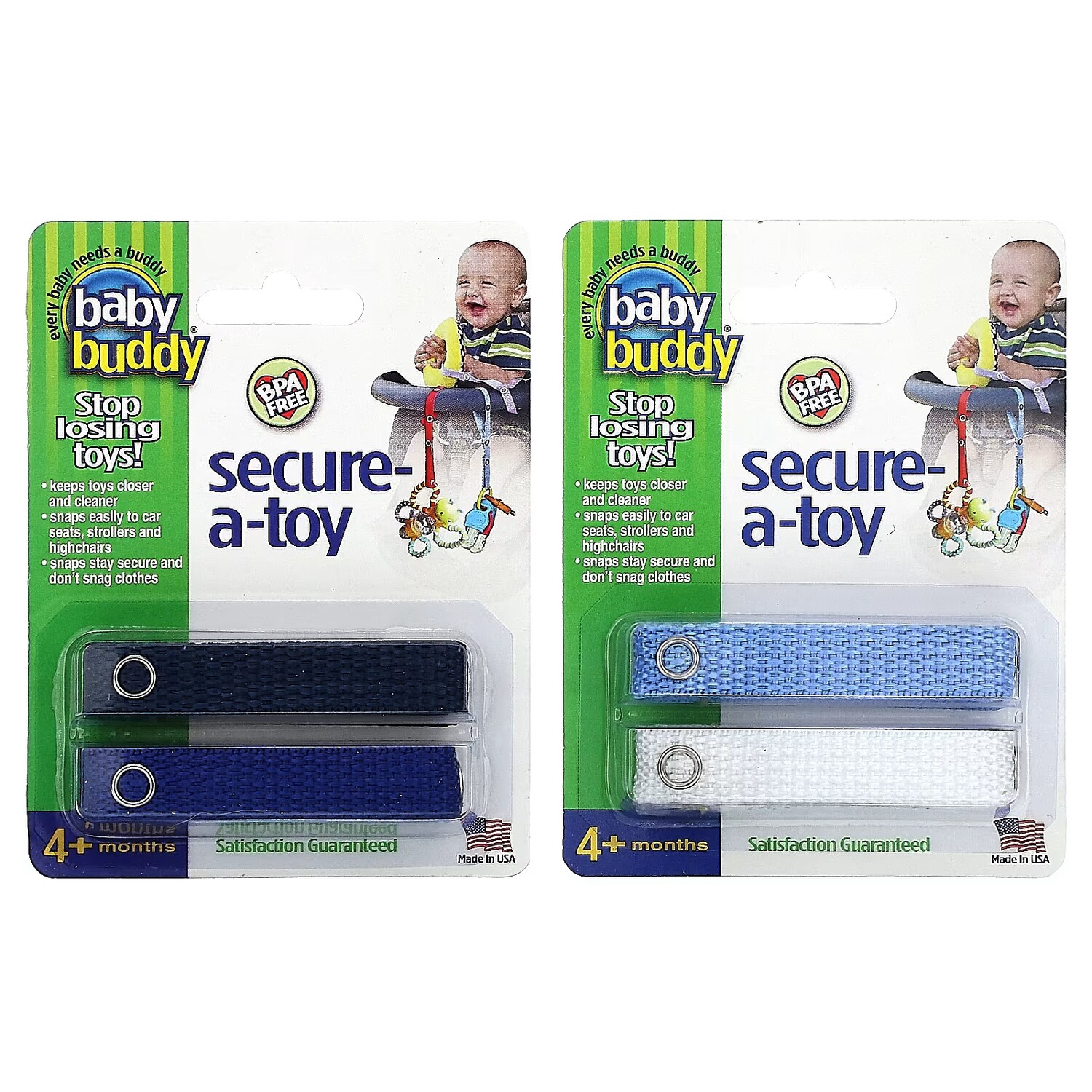 

Ремень Baby Buddy Secure-A-Toy 4 +
