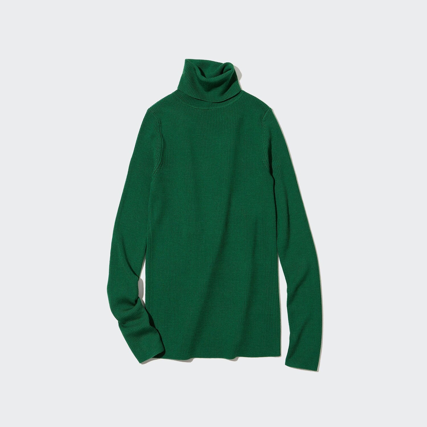 

Свитер Uniqlo женский из шерсти мериноса, зеленый