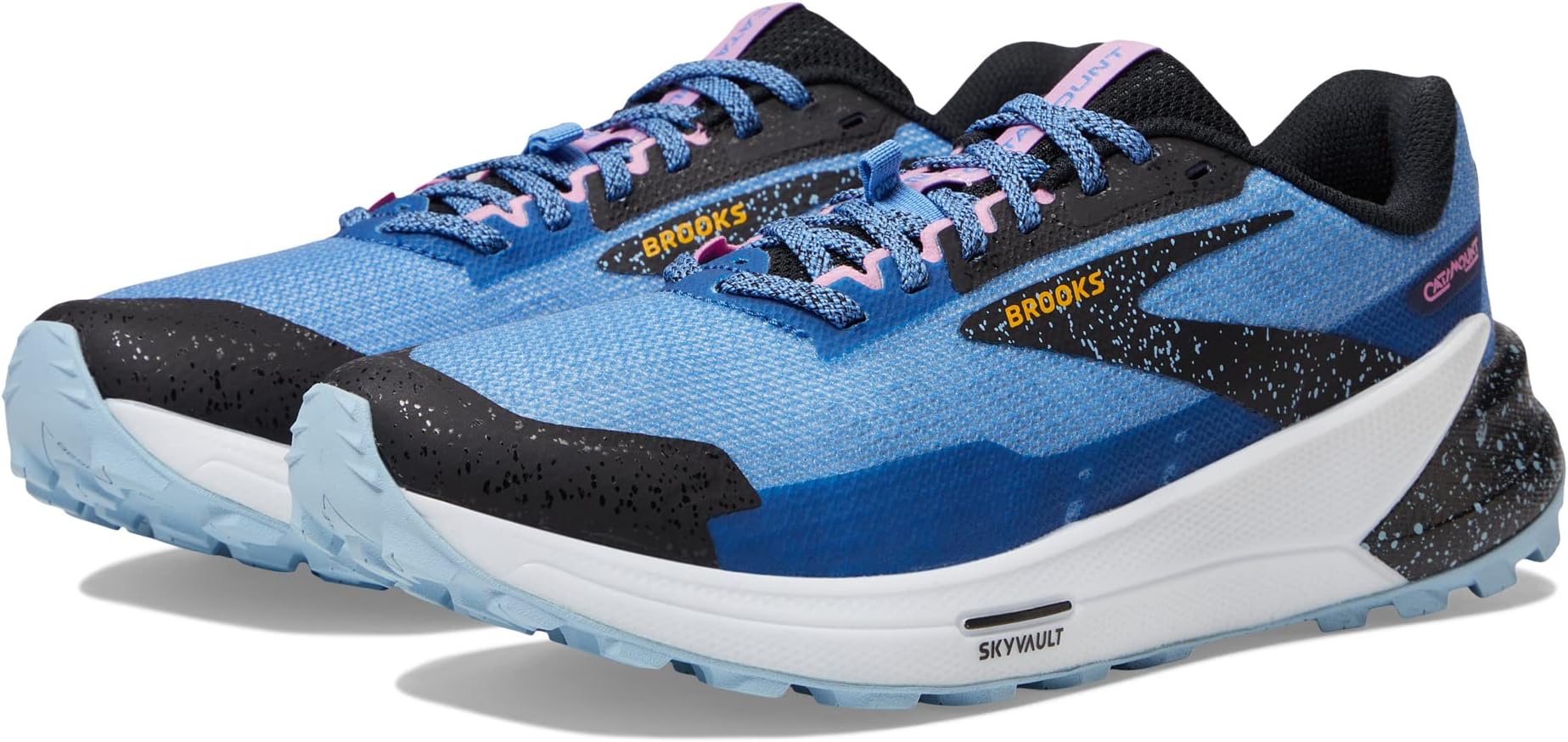 

Кроссовки Catamount 2 Brooks, цвет Blue/Black/Yellow