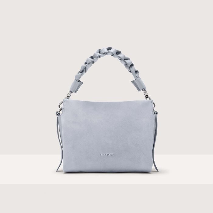 

Сумочка из замши и зерненой кожи Coccinelle BOHEME SUEDE BIMATERIAL SMALL, синий