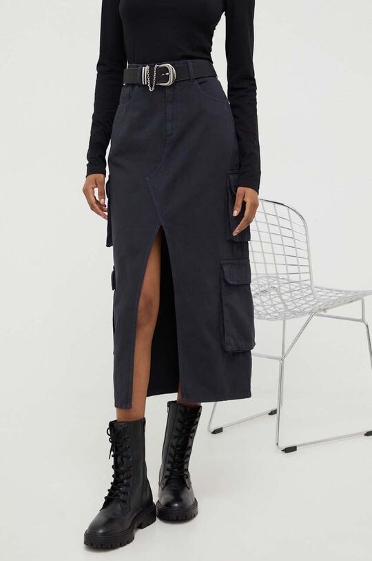 

Джинсовая юбка Answear Lab, черный