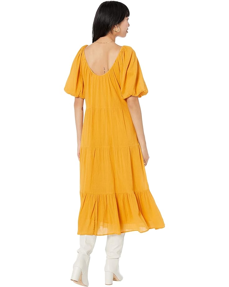 Платье MANGO Biel-H Dress, цвет Medium Yellow