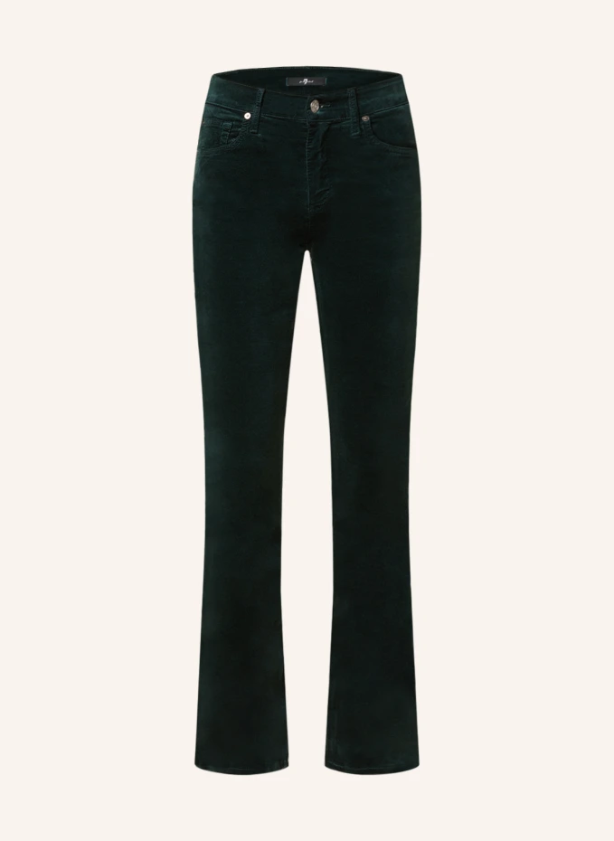 

Бархатные брюки 7 For All Mankind, зеленый
