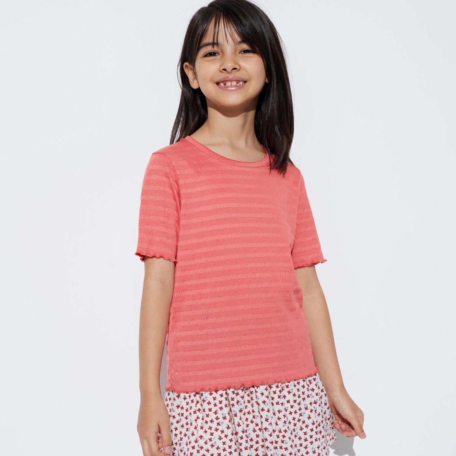 

Футболка UNIQLO Shiring Mellow с коротким рукавом, светло-оранжевый