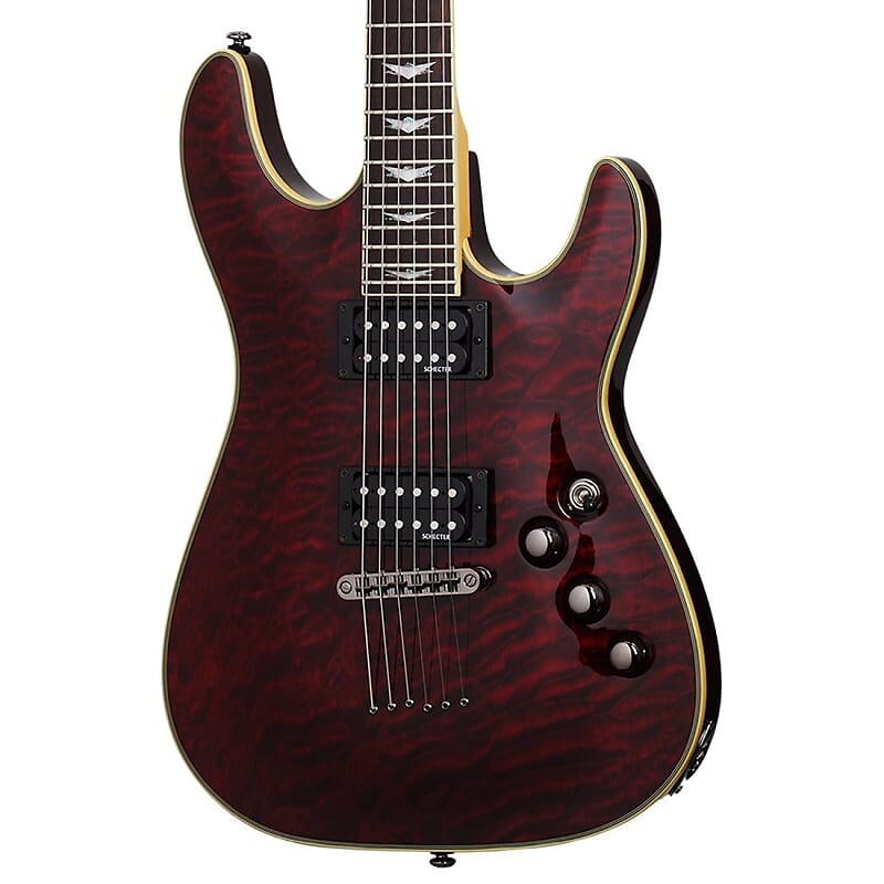 цена Электрогитара Schecter Omen Extreme-6 Guitar - Black Cherry