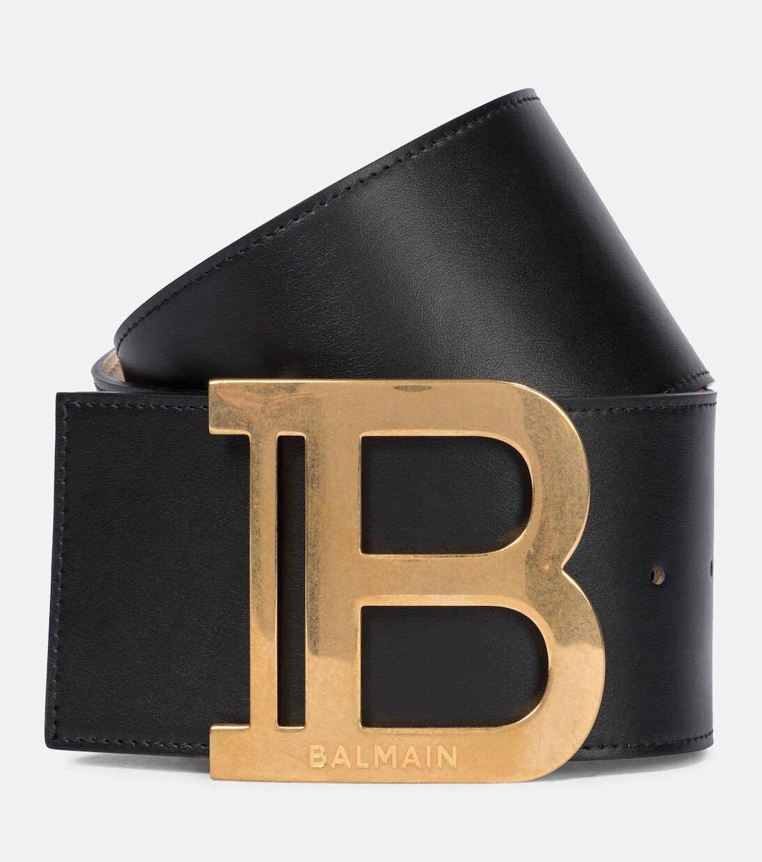 

Кожаный ремень B-Belt Balmain, черный