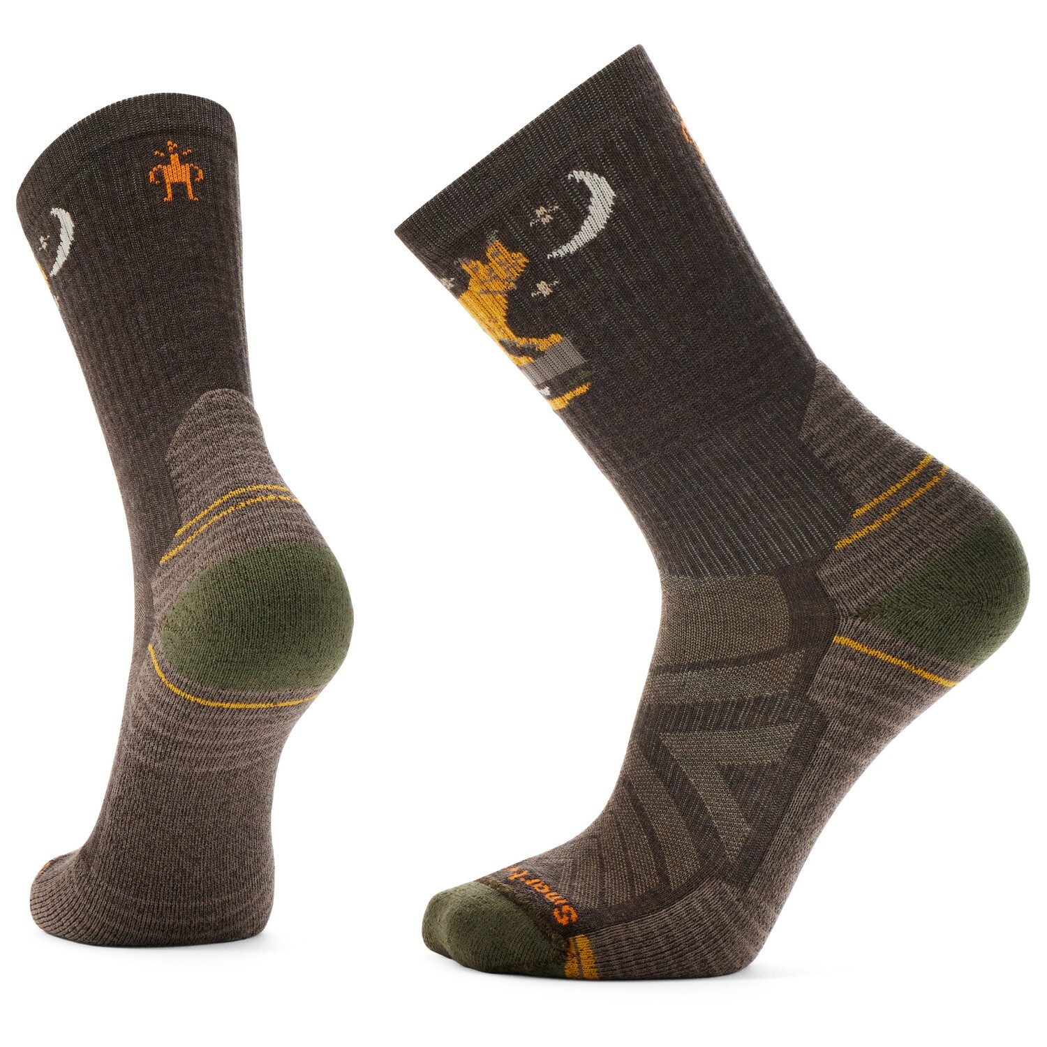 

Походные носки Smartwool Hike Light Cushion New AOTO 1 Crew Socks, цвет Chestnut