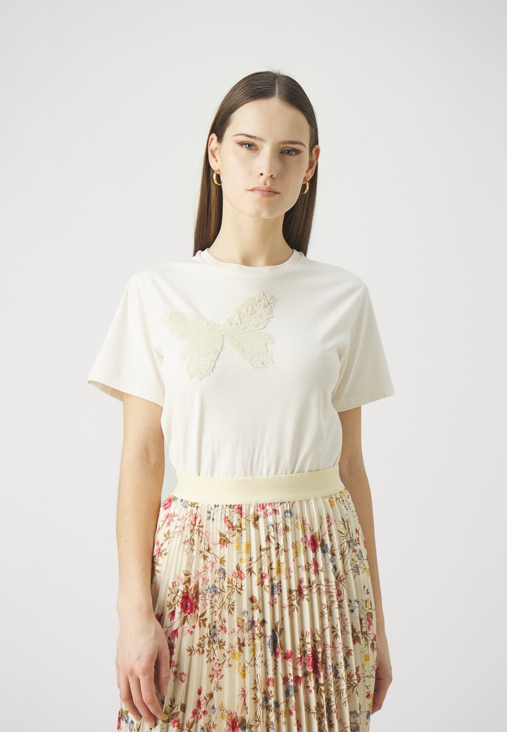 

Футболка с принтом BASSANO WEEKEND MaxMara, цвет avorio