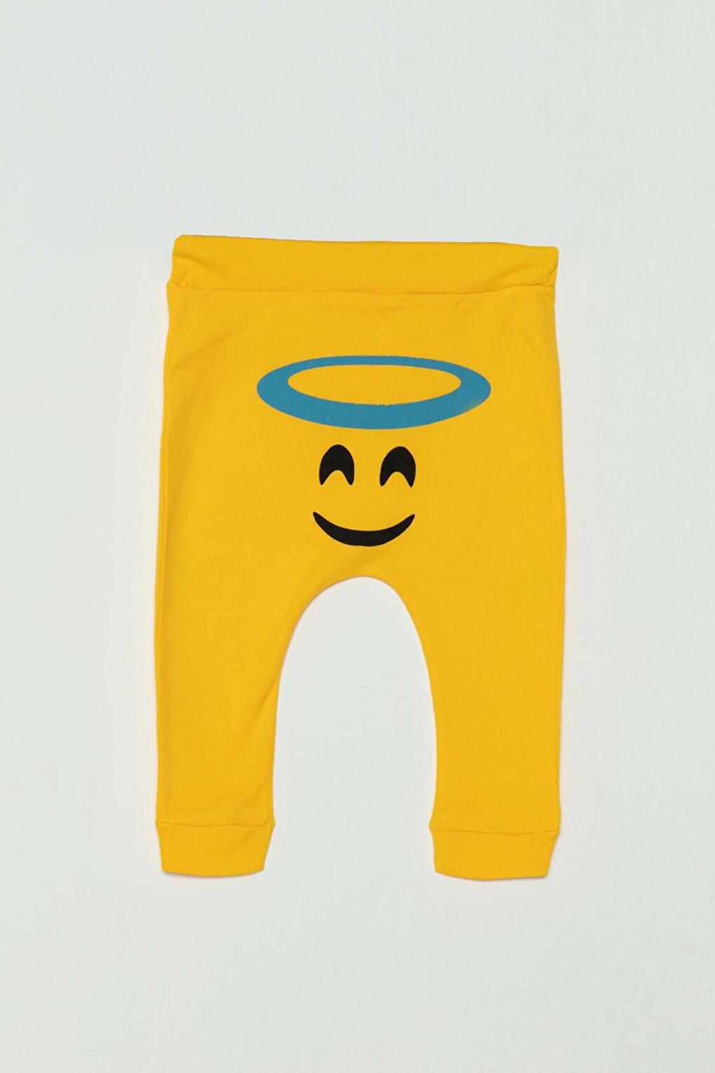 цена Спортивные штаны для маленьких девочек с принтом Emoji JackandRoy, желтый