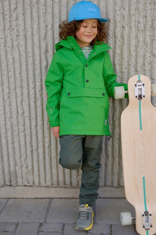 куртка детская reima цвет красный 5215283340 размер 134 Куртка для мальчика Reima, зеленый