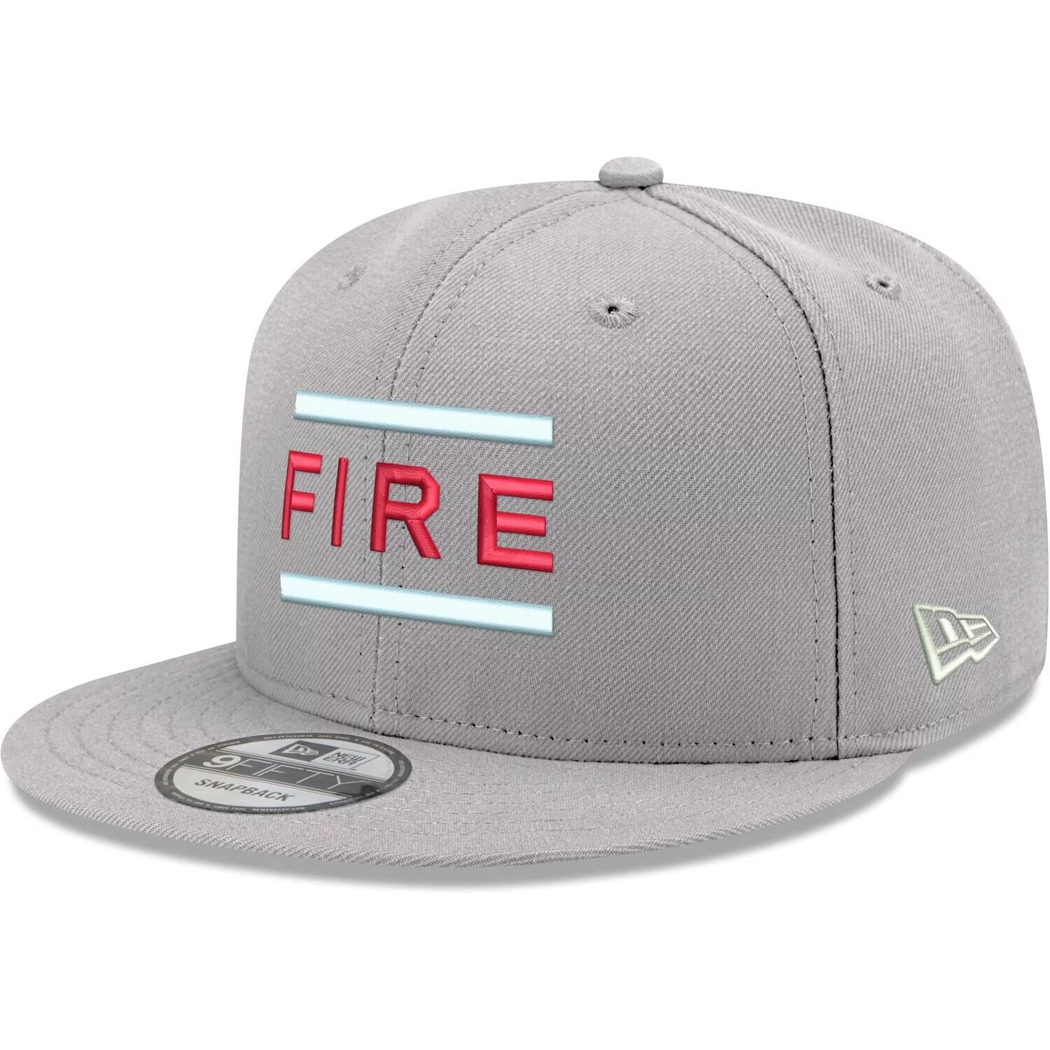 

Мужская регулируемая кепка New Era Grey Chicago Fire Team с базовой надписью 9FIFTY Snapback