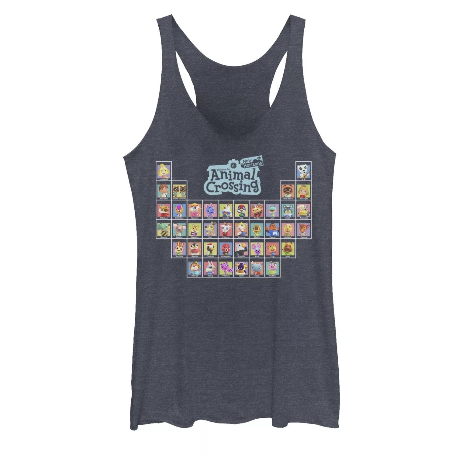 

Майка для юниоров Animal Crossing New Horizons Periodic Table of Villagers Licensed Character