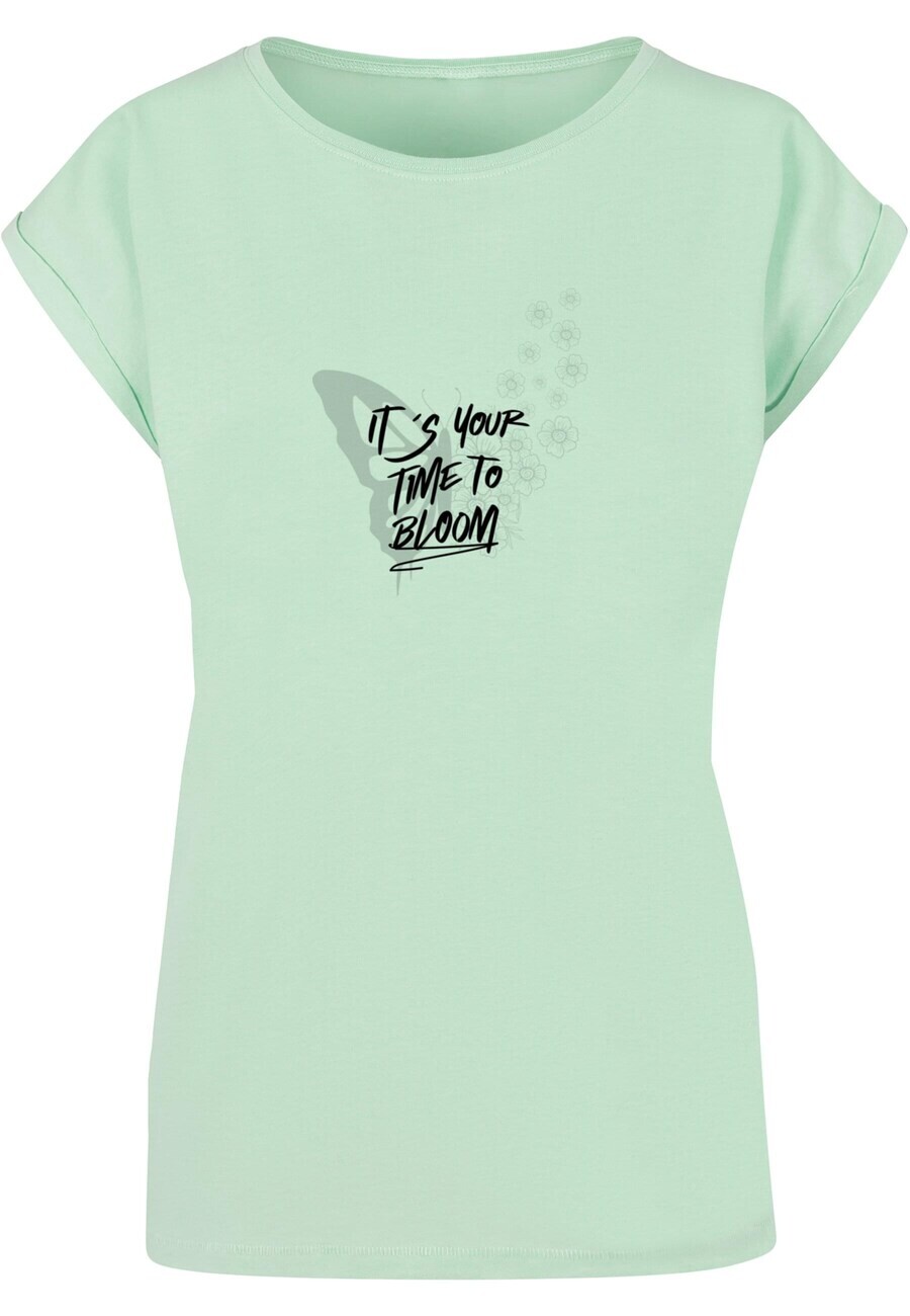 

Футболка Merchcode ITS YOUR TIME TO BLOOM, цвет Mint