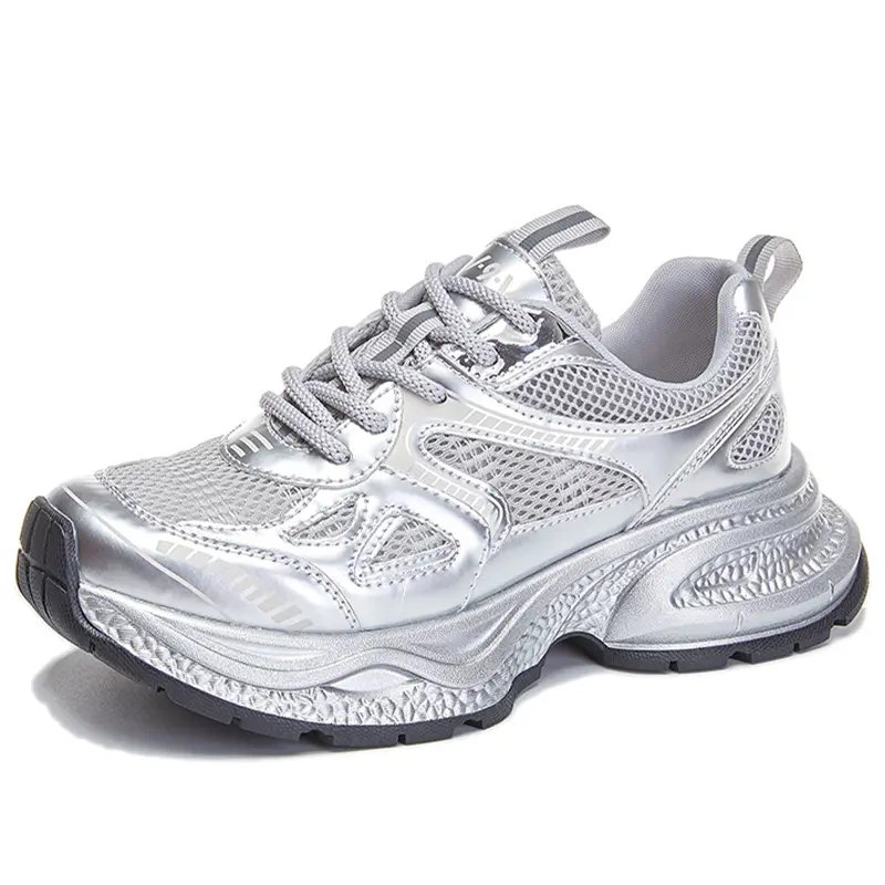 

Кроссовки женские толстые низкие Klammkicks, цвет Pearl White
