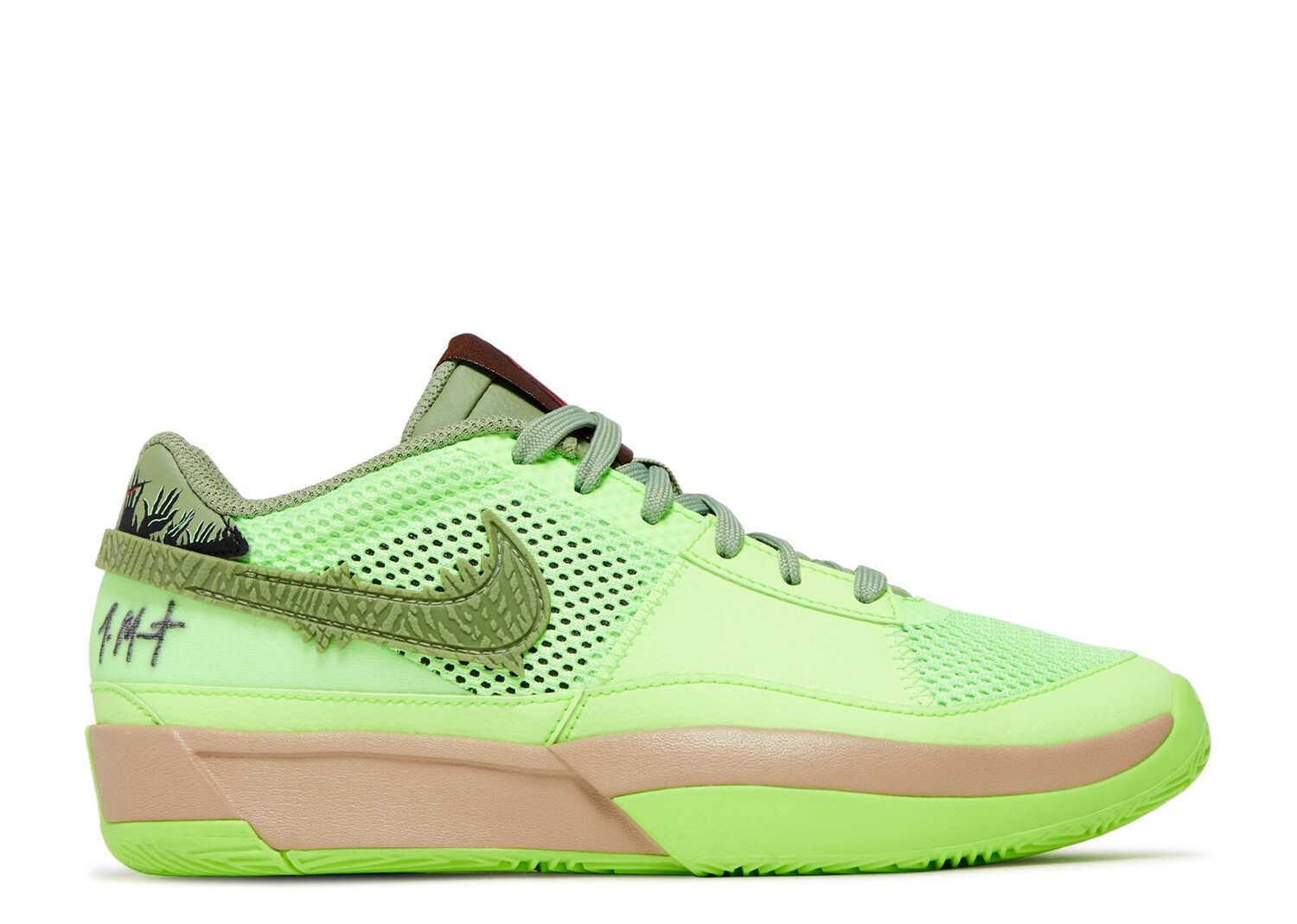 

Кроссовки Nike Ja 1 Nrg Gs 'Halloween - Zombie', зеленый