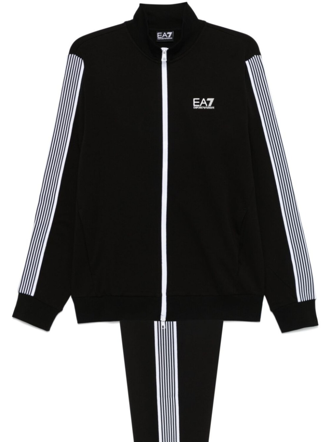 

Ea7 Emporio Armani спортивный костюм с полосками, черный