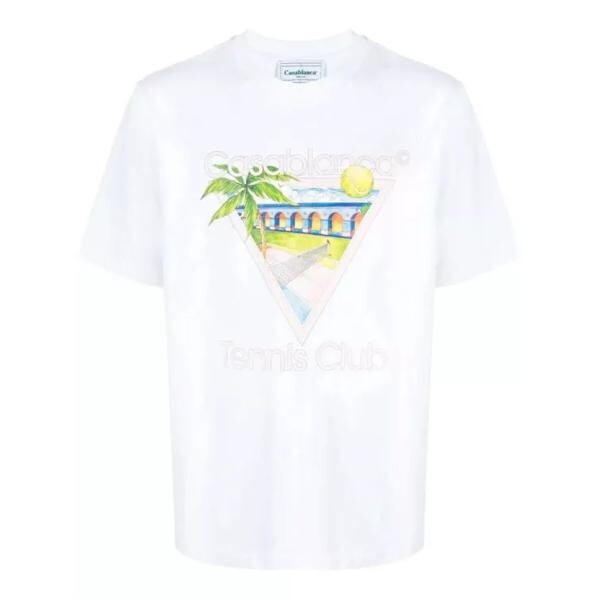 

Футболка tennis club icon jersey t-shirt Casablanca, белый