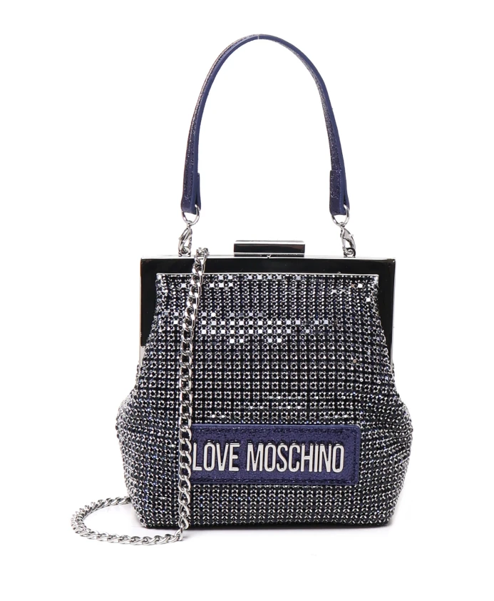 

Сумка в стиле ретро кошелька для монет Love Moschino, черный