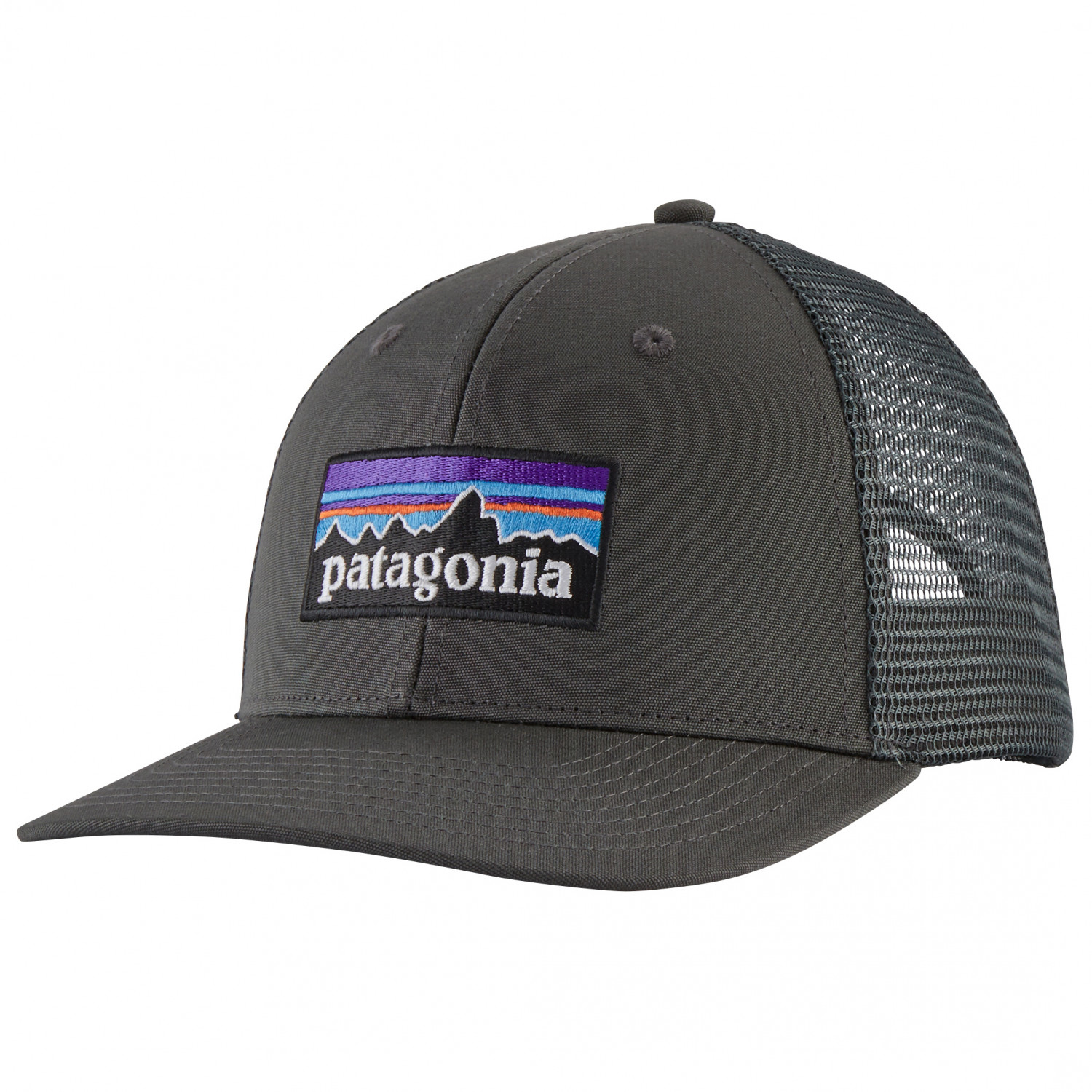 Кепка Patagonia P 6 Logo Trucker Hat, цвет Forge Grey цена и фото